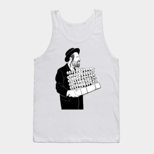 Orthodox Jew holding boxes full of eggs Tank Top